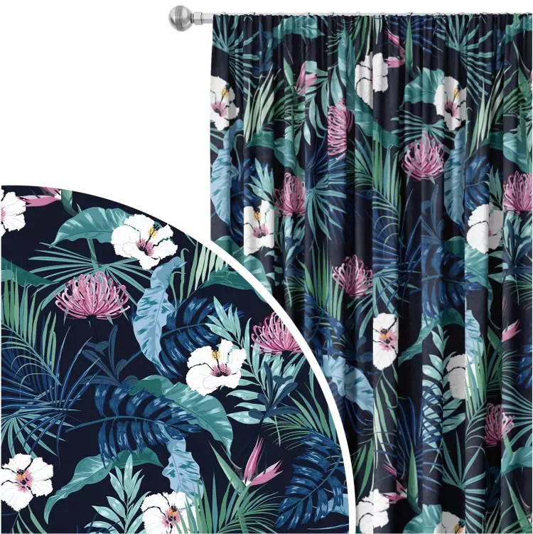 Jungla acogedora - composición botánica de plantas tropicales