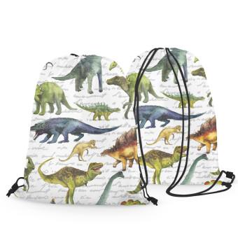 Mochila Great reptiles - graphic design with dinosaurs for a child's room