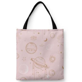 Bolsa de mujer Cosmic abstraction - composition with stars, moon and planets