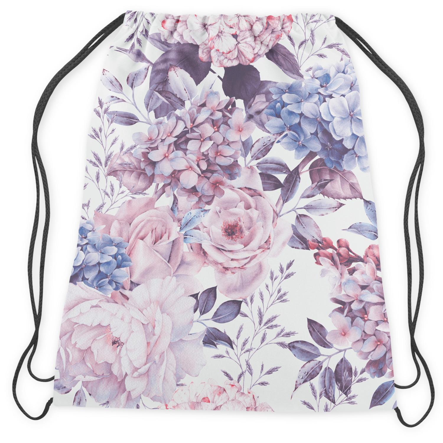 Mochila Spring arrangement - flowers in shades of pink and blue