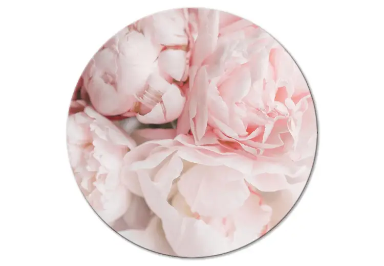 Peonías rosa claro - un ramo de flores en colores pastel