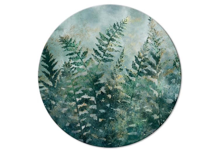 Green Ferns - Lush Vegetation Covered With Golden Dust