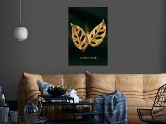 Cartel Monkey Monstera in Gold - Majestic Leaves of a Perforated Plant