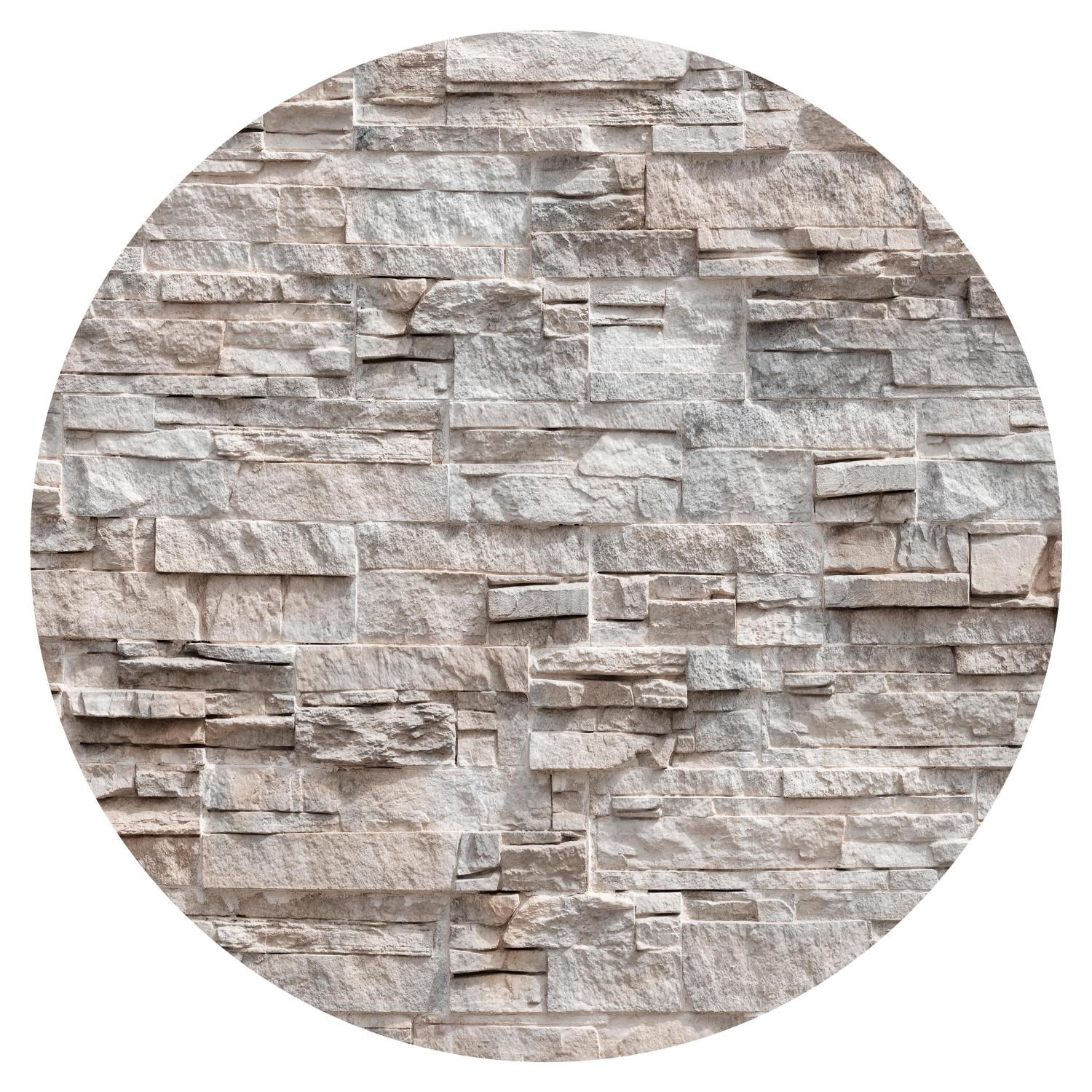 Fotomurales redondos Decorative Sandstone - Natural Wall of Stone Tiles