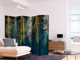 Biombo decorativo Gilded Feathers II [Room Dividers]