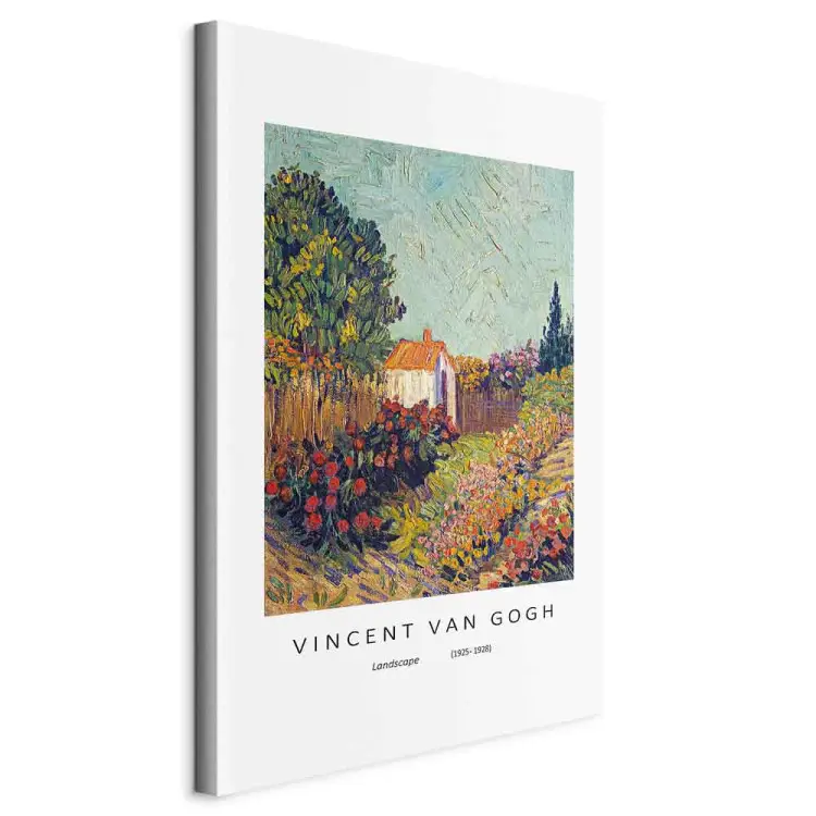 Vincent van Gogh - Paisaje de Vincent van Gogh - reproducción colorida