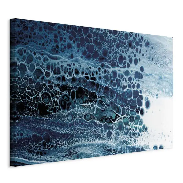 Abstracción fría: textura natural en tonos azules