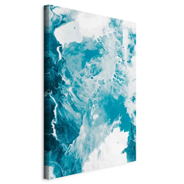 Azul abstracto - colores marmóreos del mar
