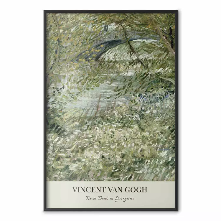 Reproducción Van Gogh - orilla del río en primavera