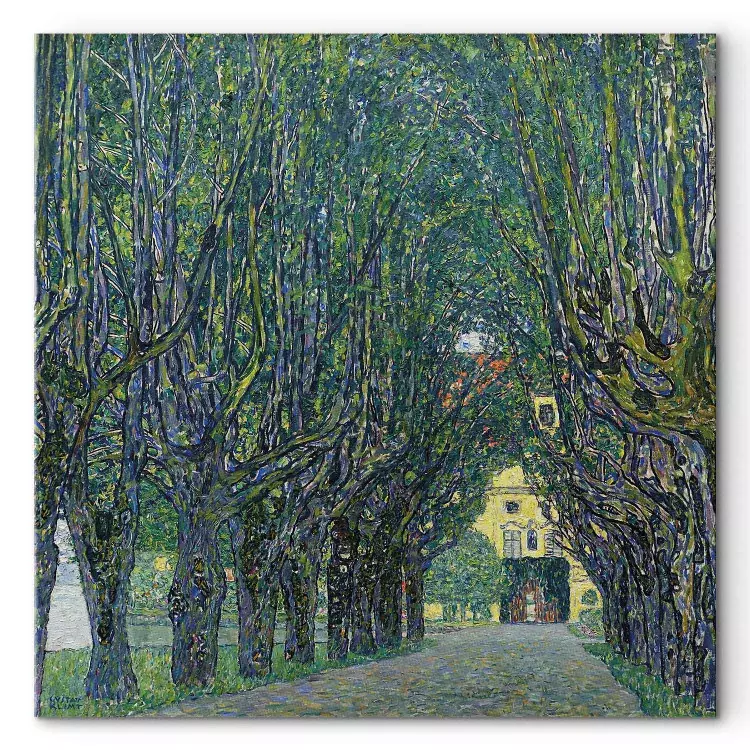 Cuadro famoso Alley of Trees in the Park at the Kammer Castle Art