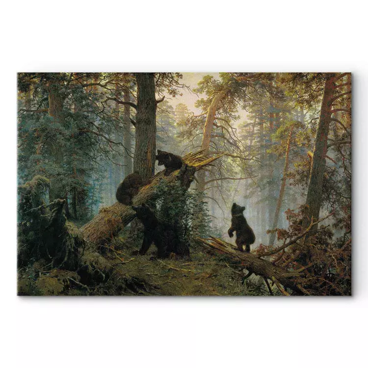 Réplica de pintura Morning in a Pine Forest