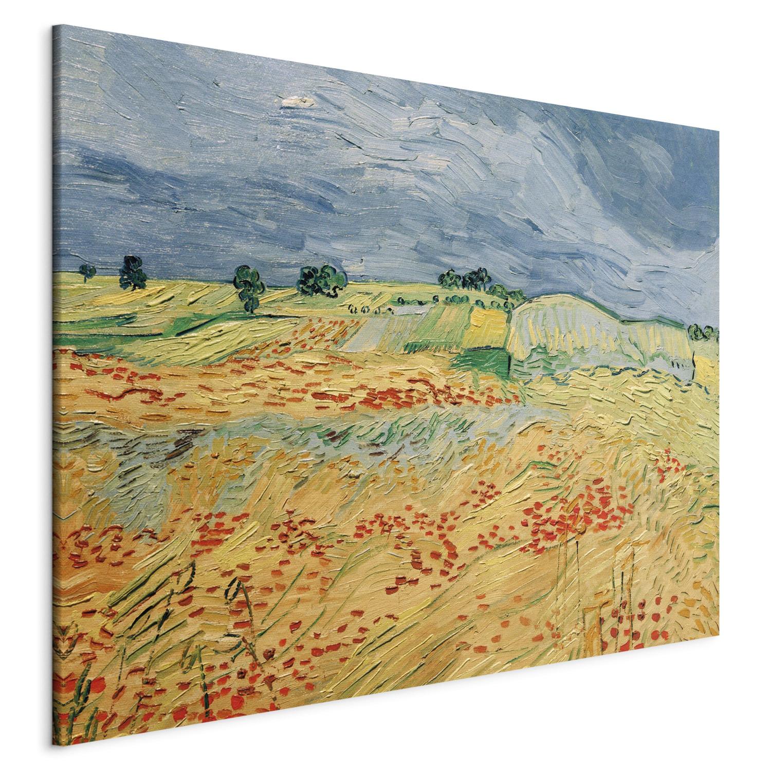 Réplica de pintura Fields with Blooming Poppies