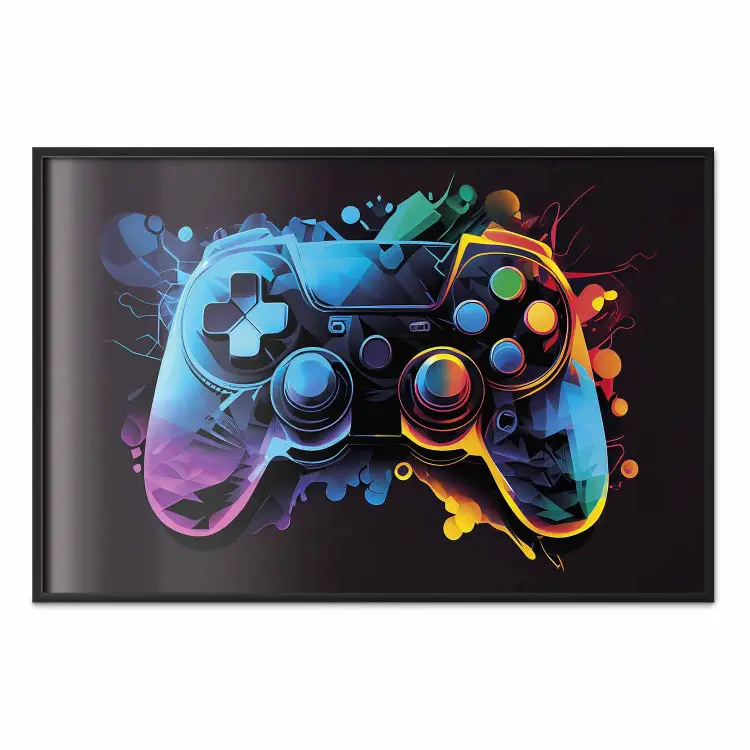 Mando de colores - diseño multicolor para la habitación del jugador