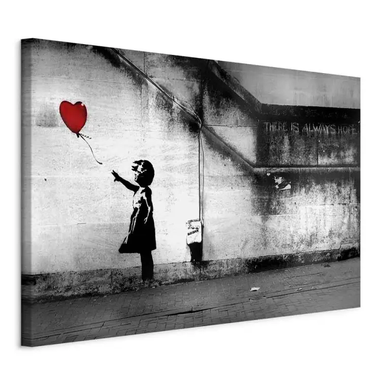 Chica con un globo (Hope, Banksy)