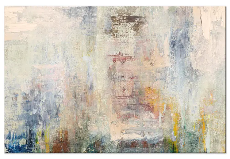 Nebulosa de pensamientos - abstracción artística colorida con escurrimientos de pintura