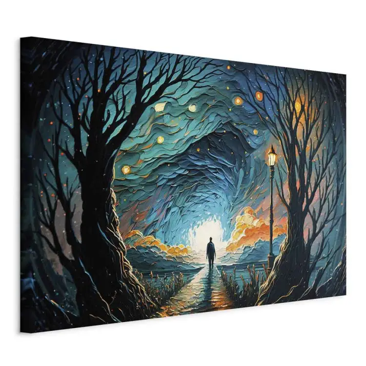 Estrellas caminando - figura nocturna