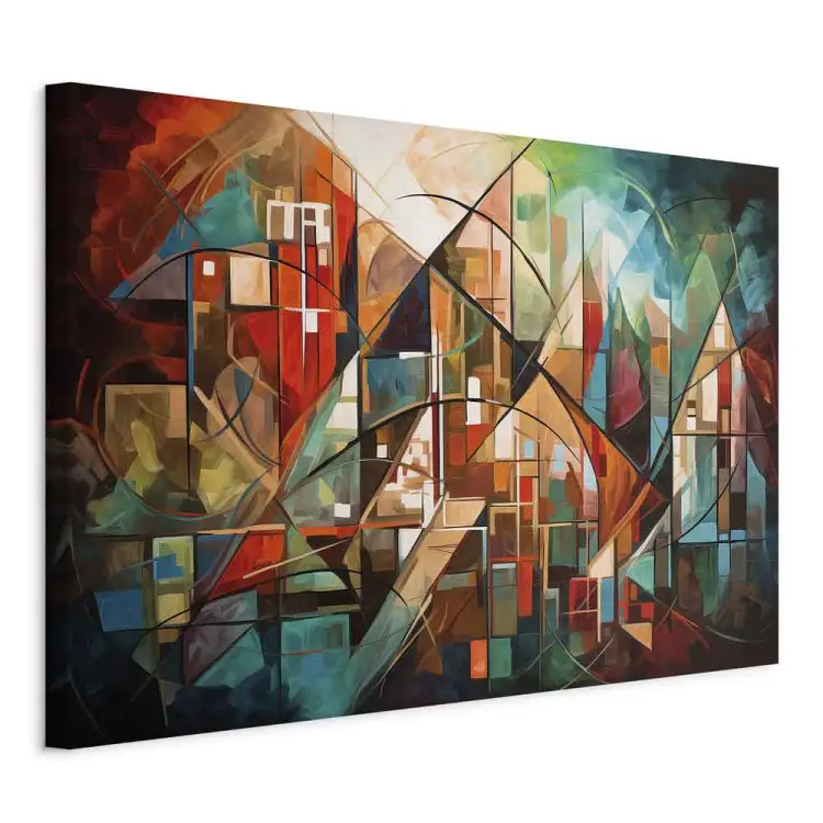 Paisaje abstracto - AI geométrica