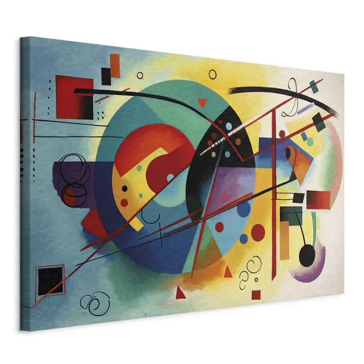 Abstracción coloreada - composición inspirada en la obra de Kandinsky