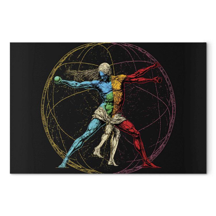 The Vitruvian Athlete - A Composition Inspired by Da Vinci’s Work