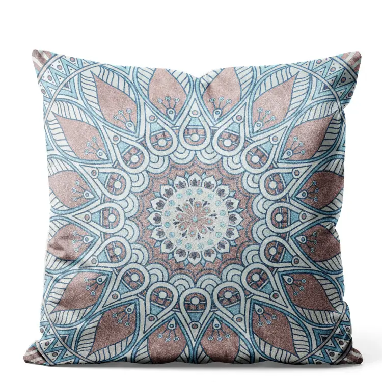 Mandala azul - composición decorativa con ornamentos orientales