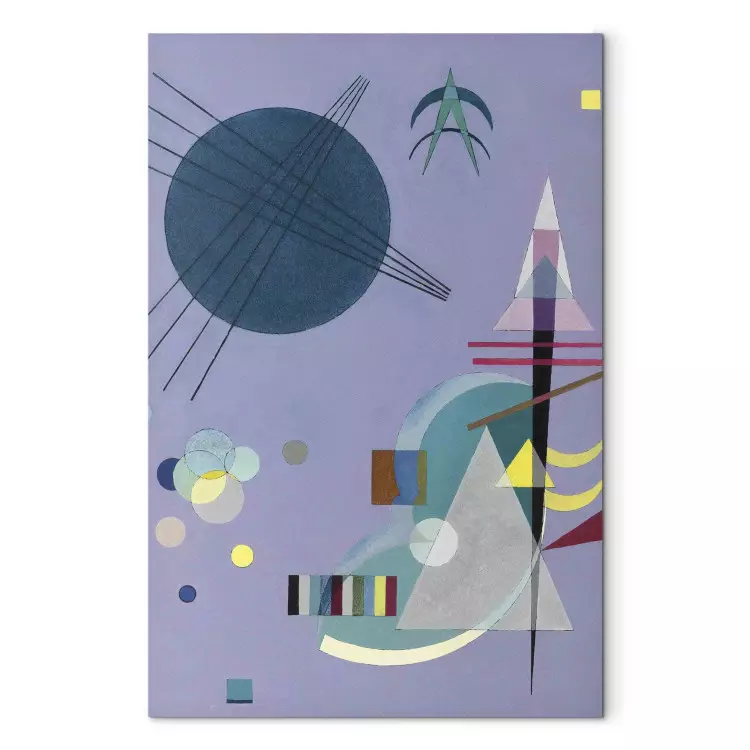 Violet Abstraction - A Colorful Geometric Composition by Kandinsky