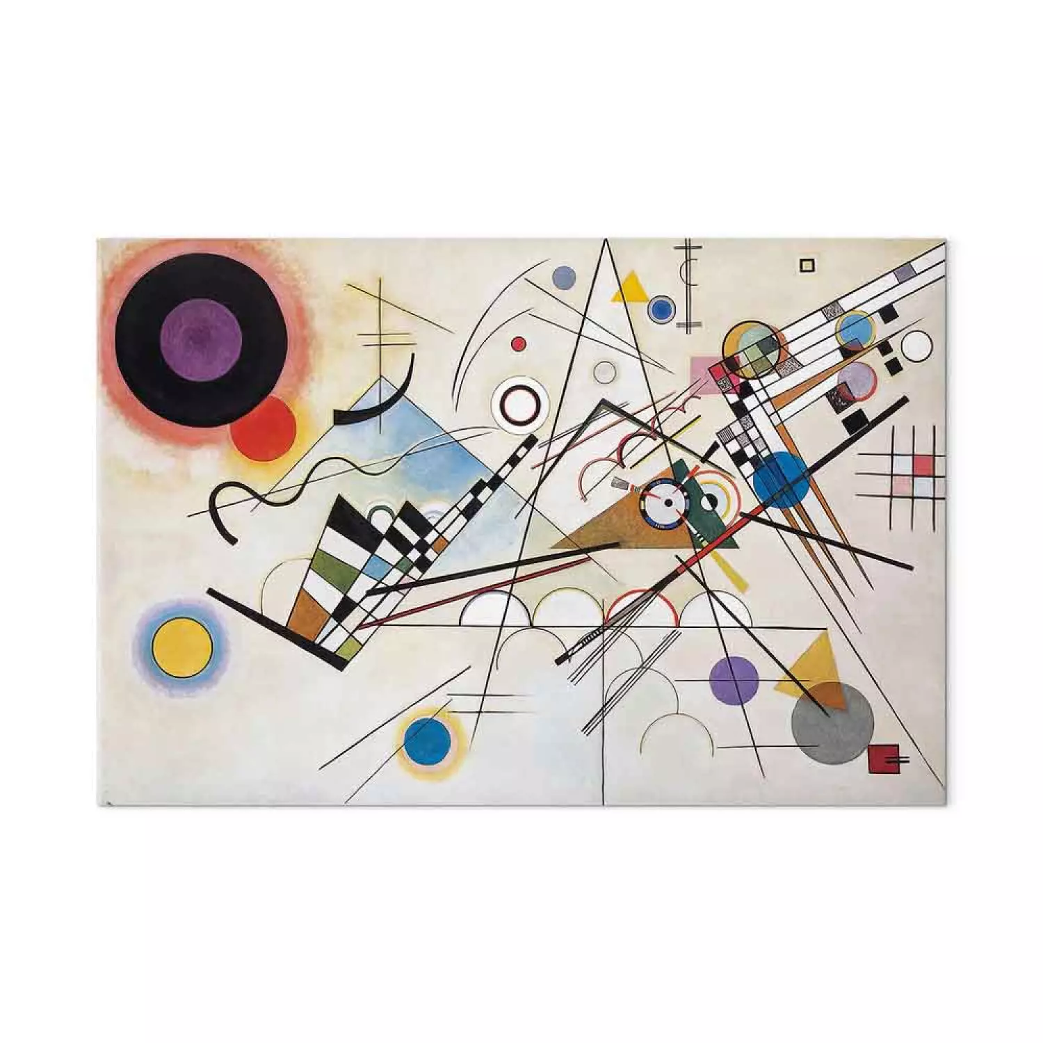 Cuadro famoso Composition VIII - An Abstract Color Composition by Kandinsky para pared - tienda bimago
