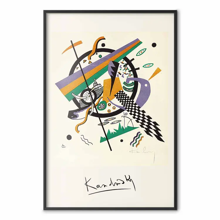 Pequeños mundos - abstracción de Kandinsky llena de formas coloridas