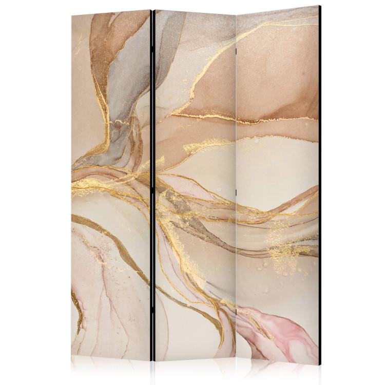 Desert Abstraction - Beige Composition Imitating Marble [Room Dividers]