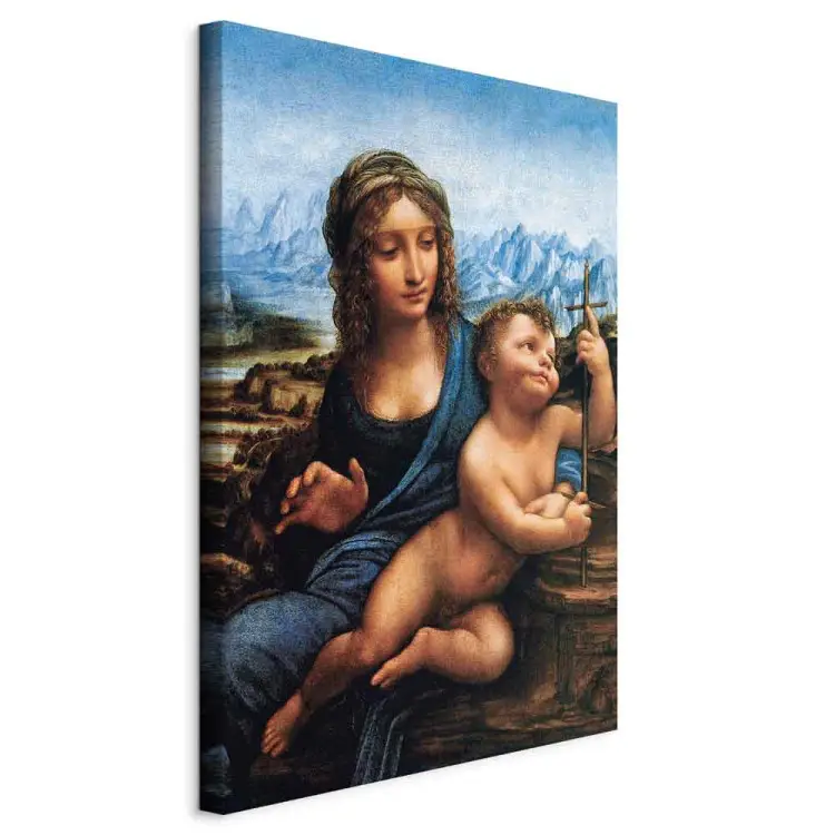 Leonardo da Vinci - Virgen con rueca