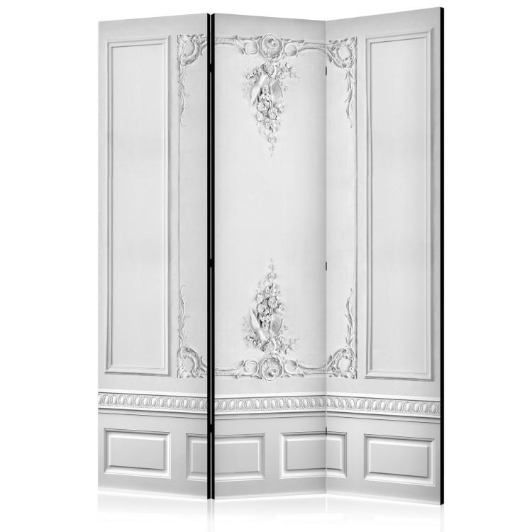 Biombo Palace Wall - White Background With Delicate Ornaments [Room Dividers]