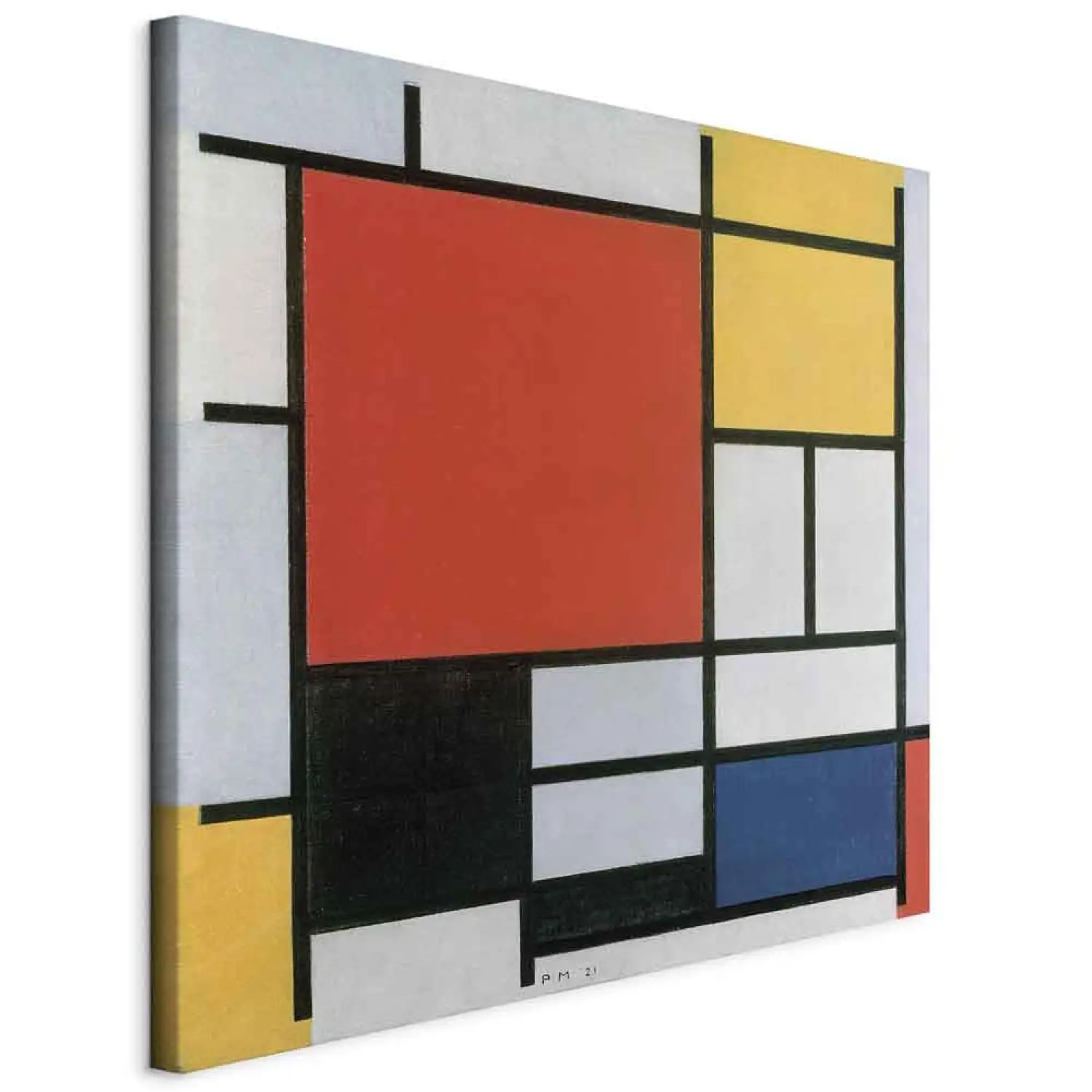 composición mondrian c