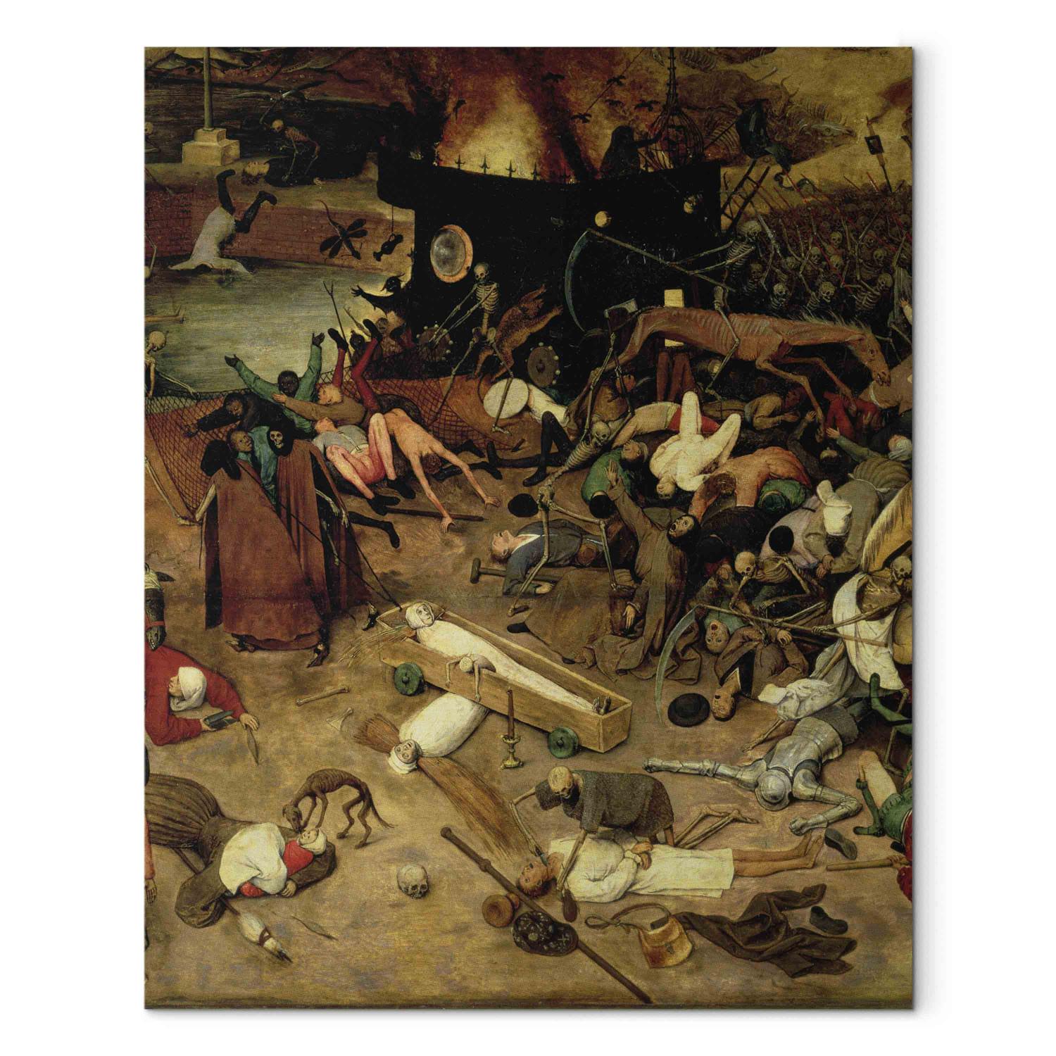 Reproducción de cuadro Triumph of Death, detail of the central section