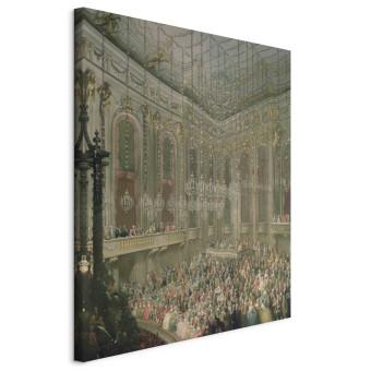 Réplica de pintura Concert in the Redoutensaal on the occasion of the wedding of Joseph II and Isabella of Parma