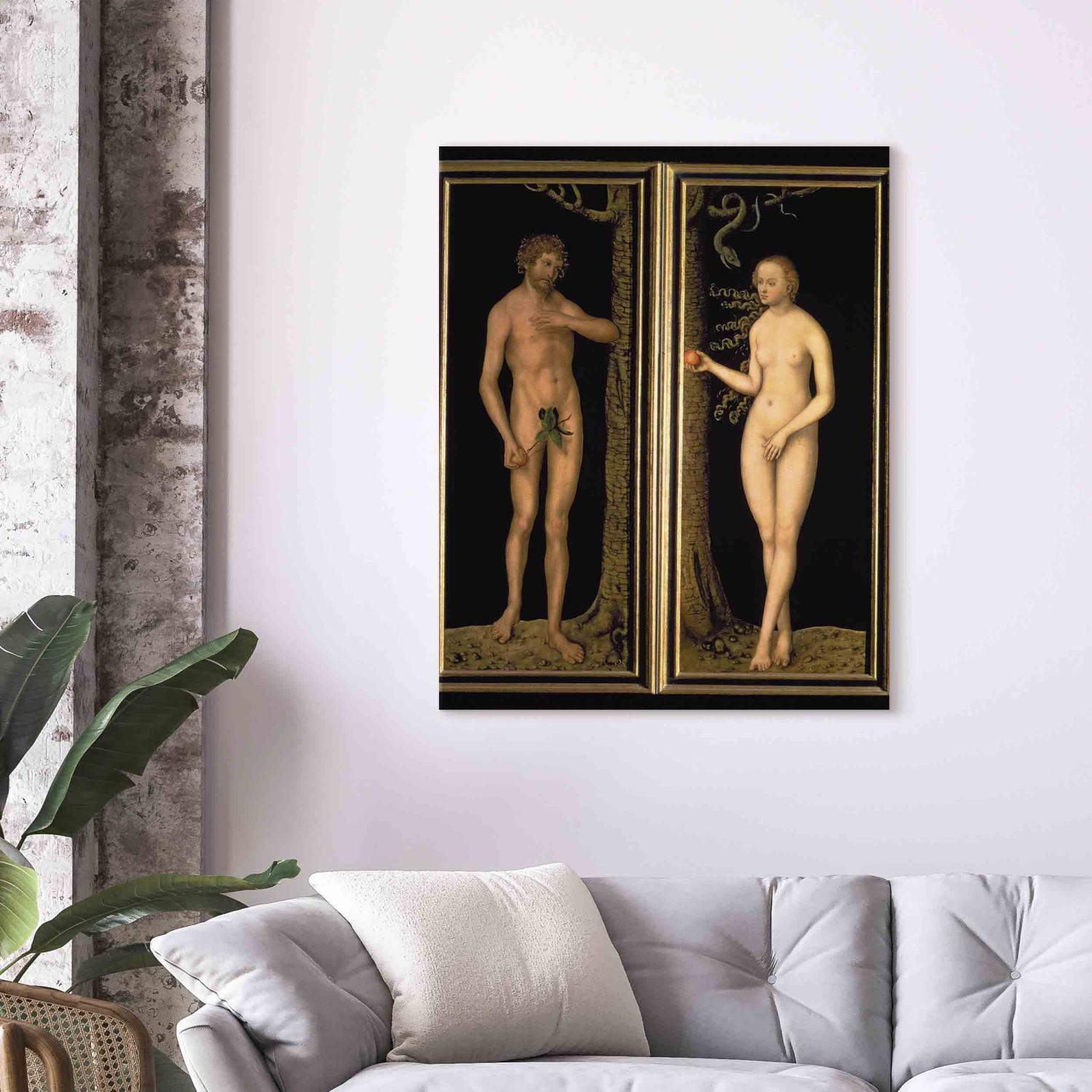 Réplica de pintura Adam and Eve