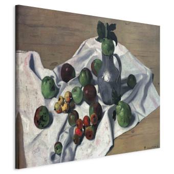 Reproducción de cuadro Une bouillotte de fer blanc, des pommes et deux coings
