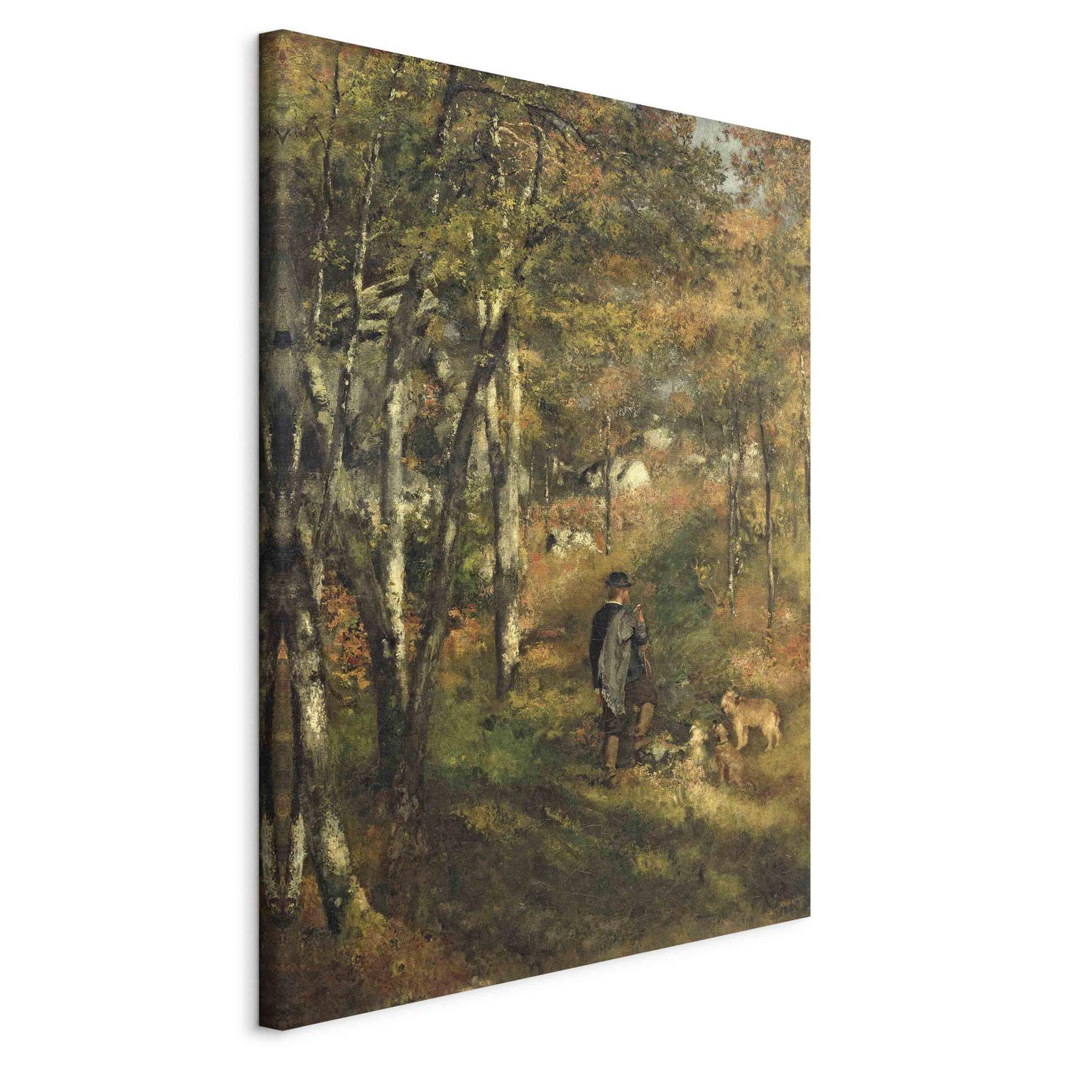 Réplica de pintura Jules Le Coeur in the Forest of Fontainebleau