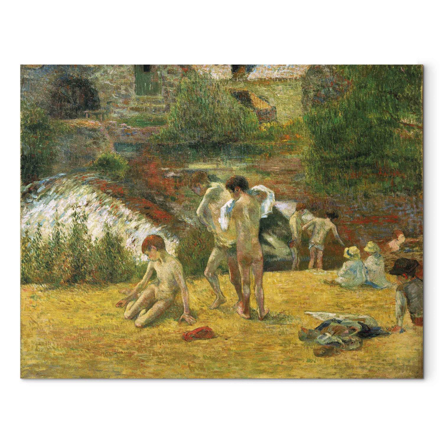 Cuadro famoso Jeunes Bretons au bain, ou La baignade au moulin du Bois d'Amour
