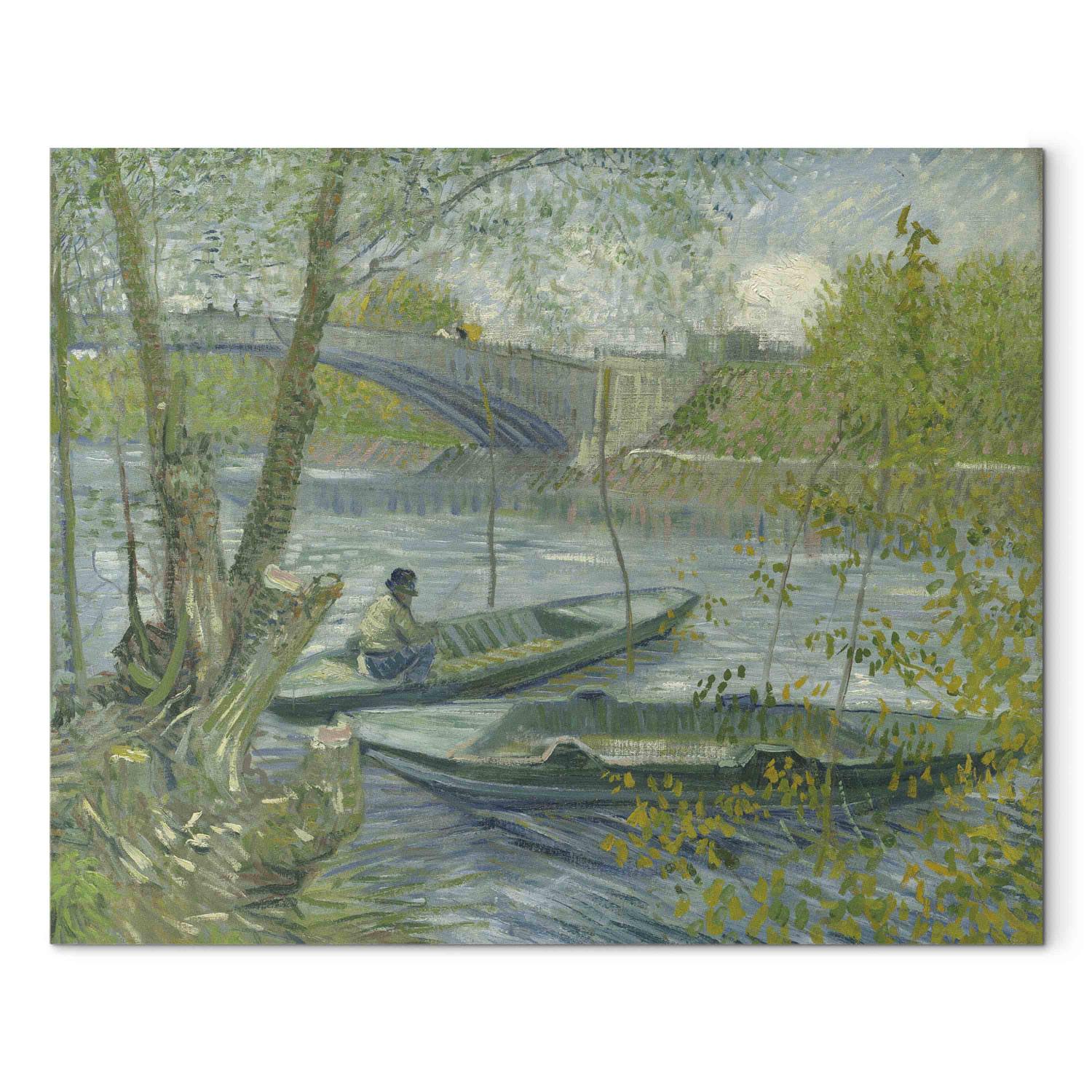 Cuadro famoso Fishing in the Spring. Pont de Clichy