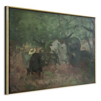 Reproducción de cuadro Le peintre Monet dans la Forêt de Fontainebleau