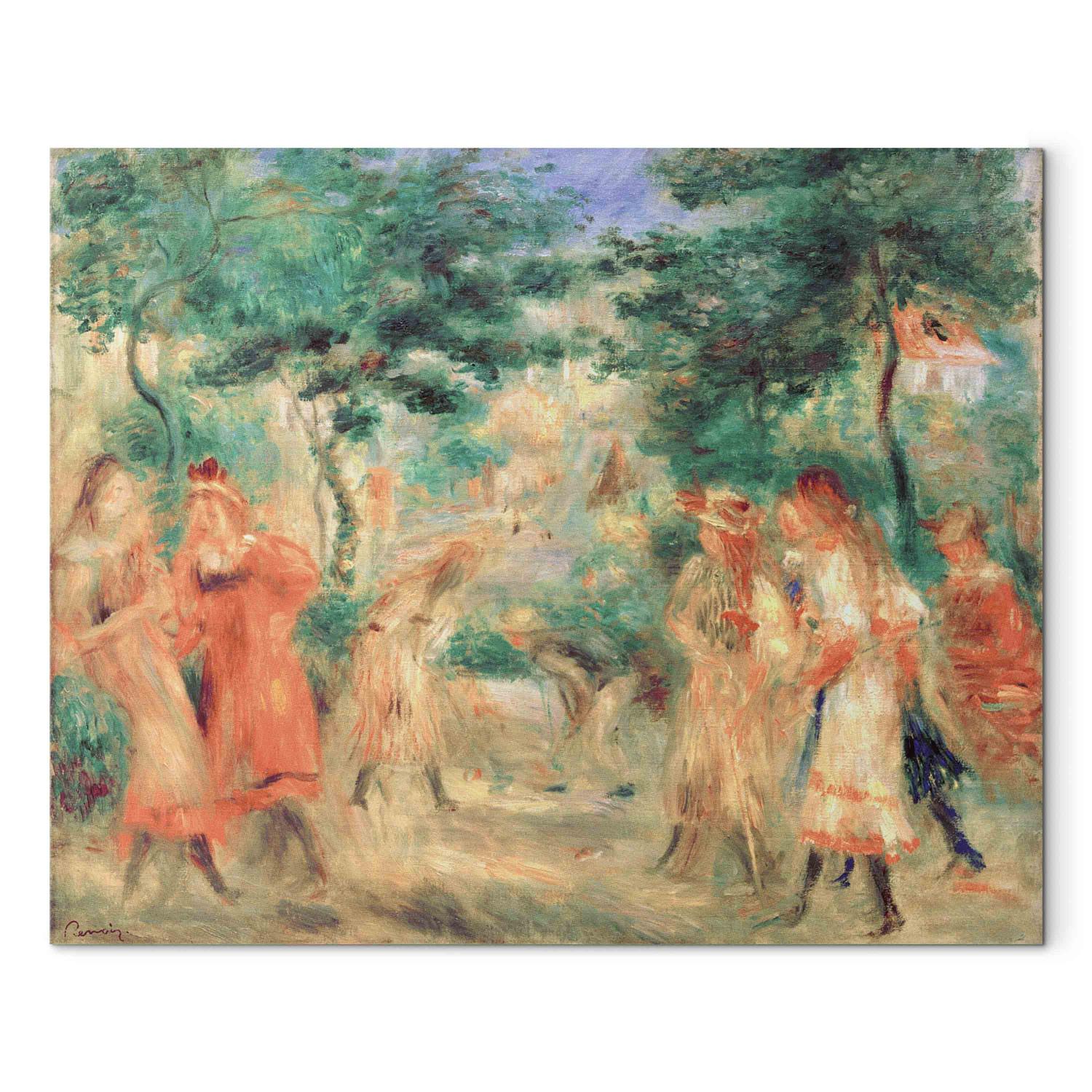 Reproducción de cuadro Enfants dans le jardin de Montmartre