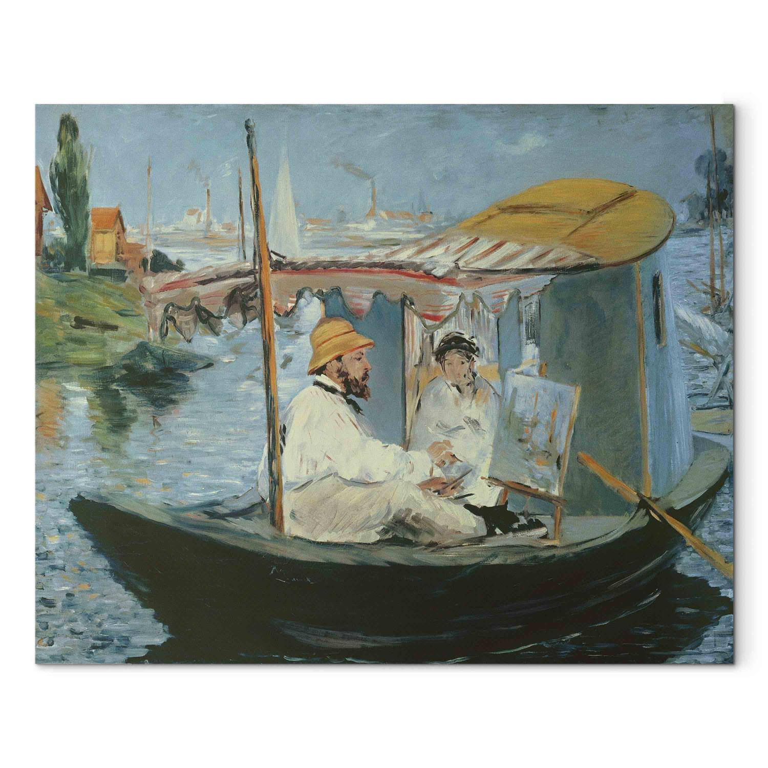 Reproducción Monet in his Floating Studio