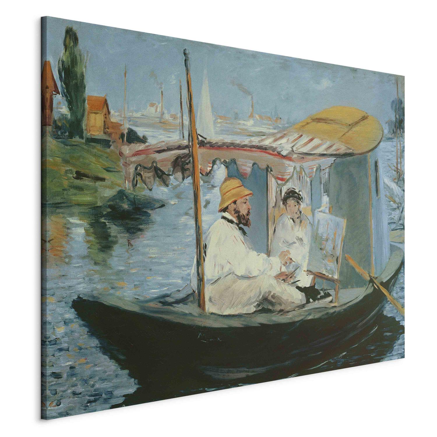 Reproducción Monet in his Floating Studio