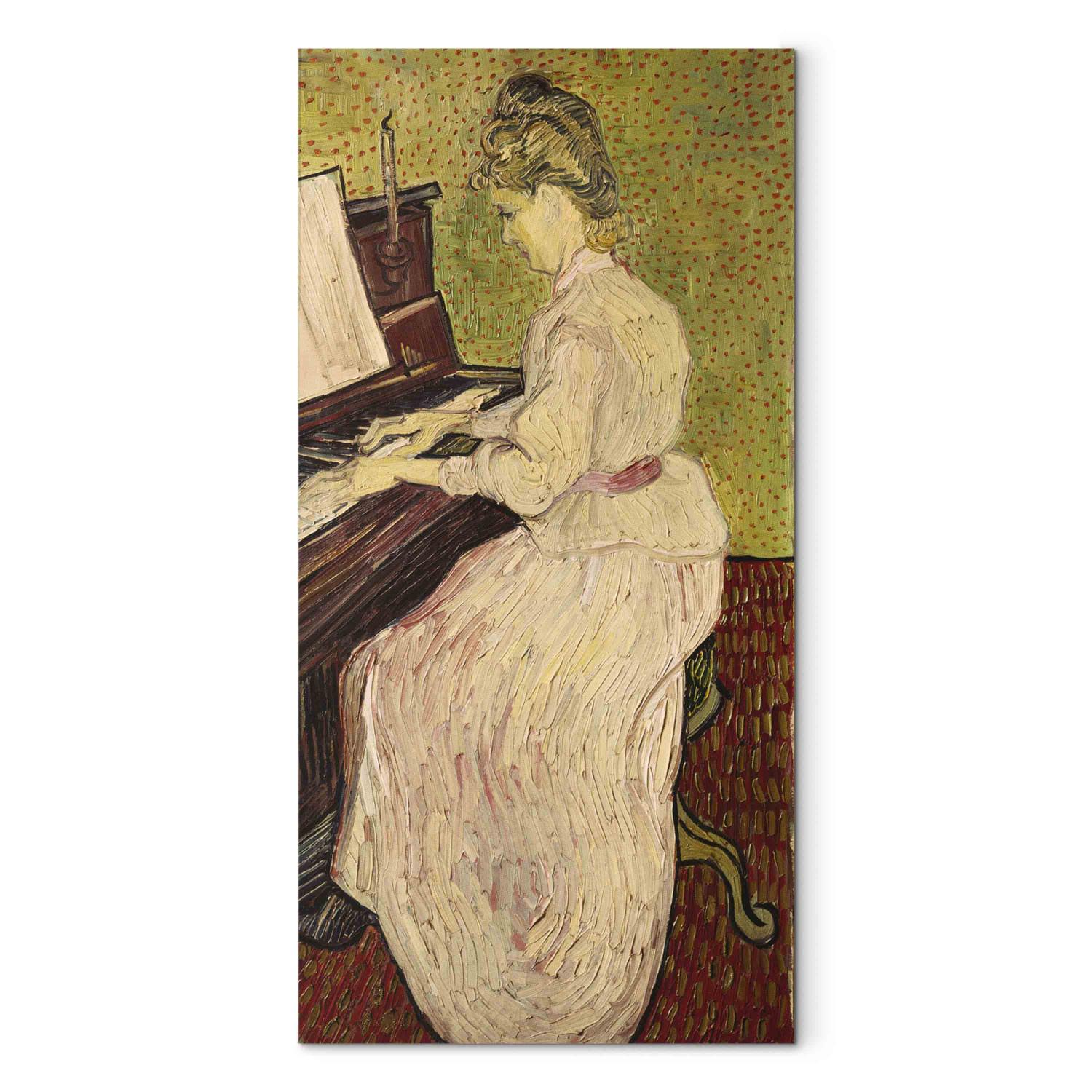Reproducción de cuadro Marguerite Gachet at the piano