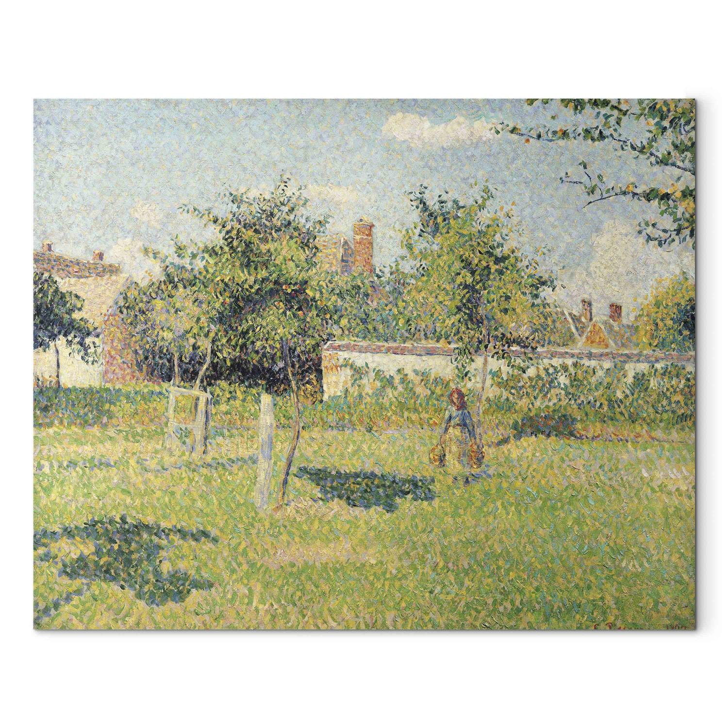 Réplica de pintura Woman in the Meadow at Eragny, Spring