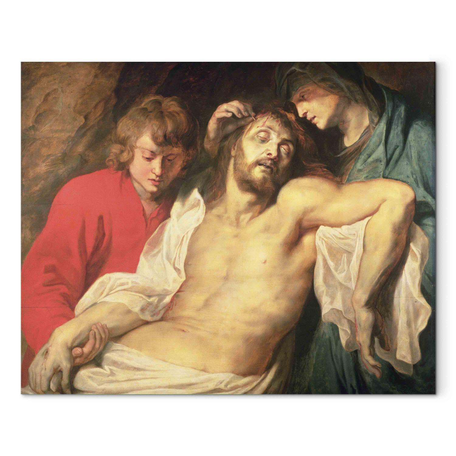 Réplica de pintura Lament of Christ by the Virgin and St. John