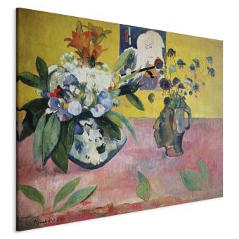 Réplica de pintura Flowers and a Japanese Print