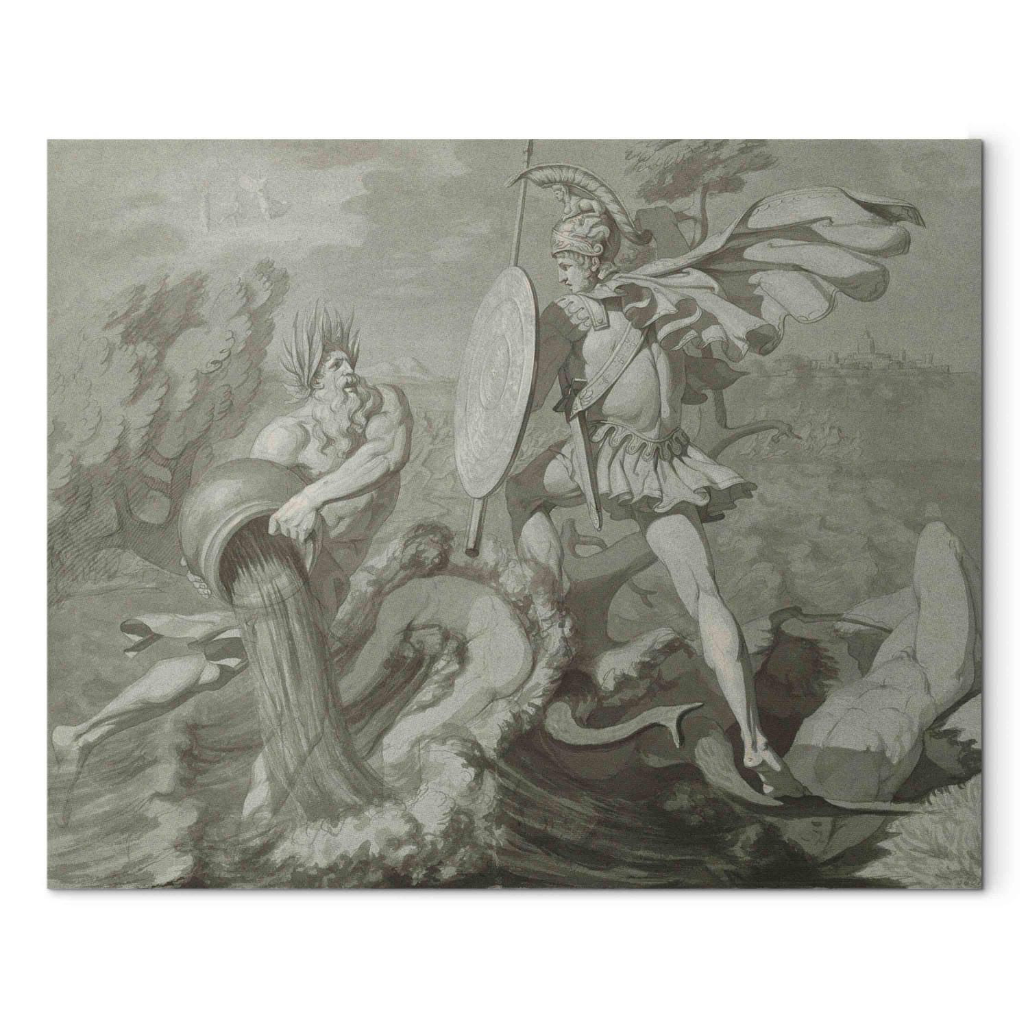 Reproducción Fight of Achilles with the River Scamander