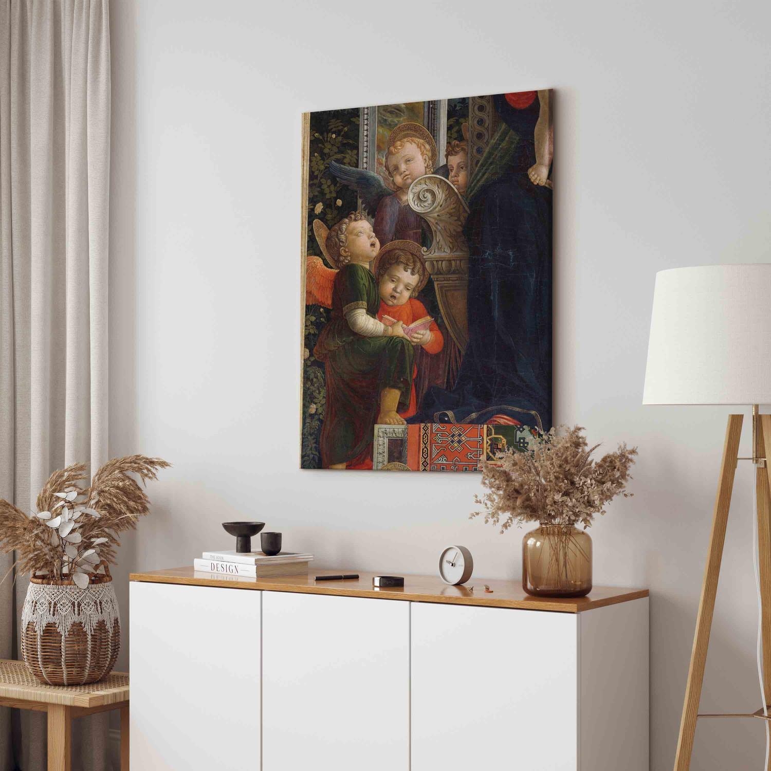 Reproducción de cuadro Enthroned Virgin with Angels