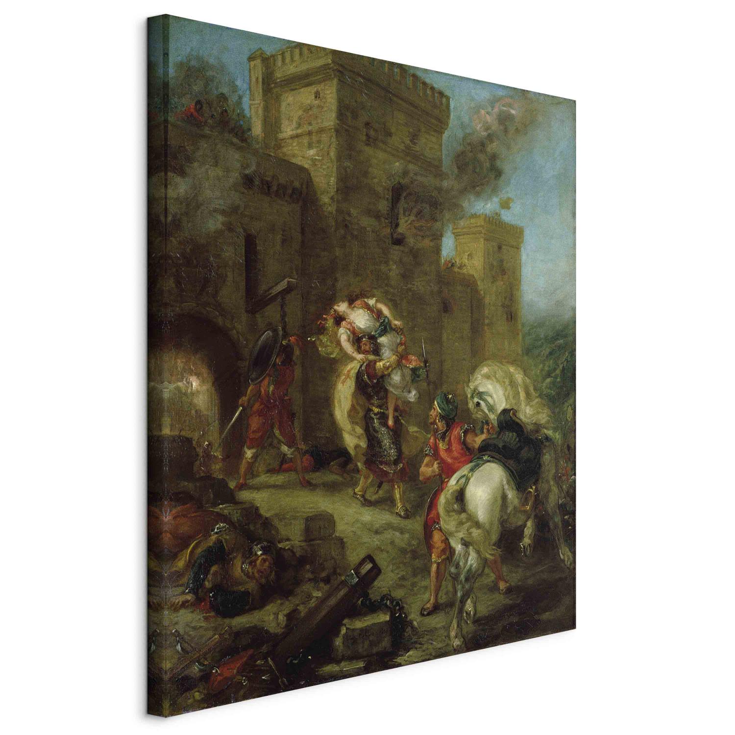 Reproducción de cuadro Rebecca Kidnapped by the Templar, Sir Brian de Bois-Guilbert