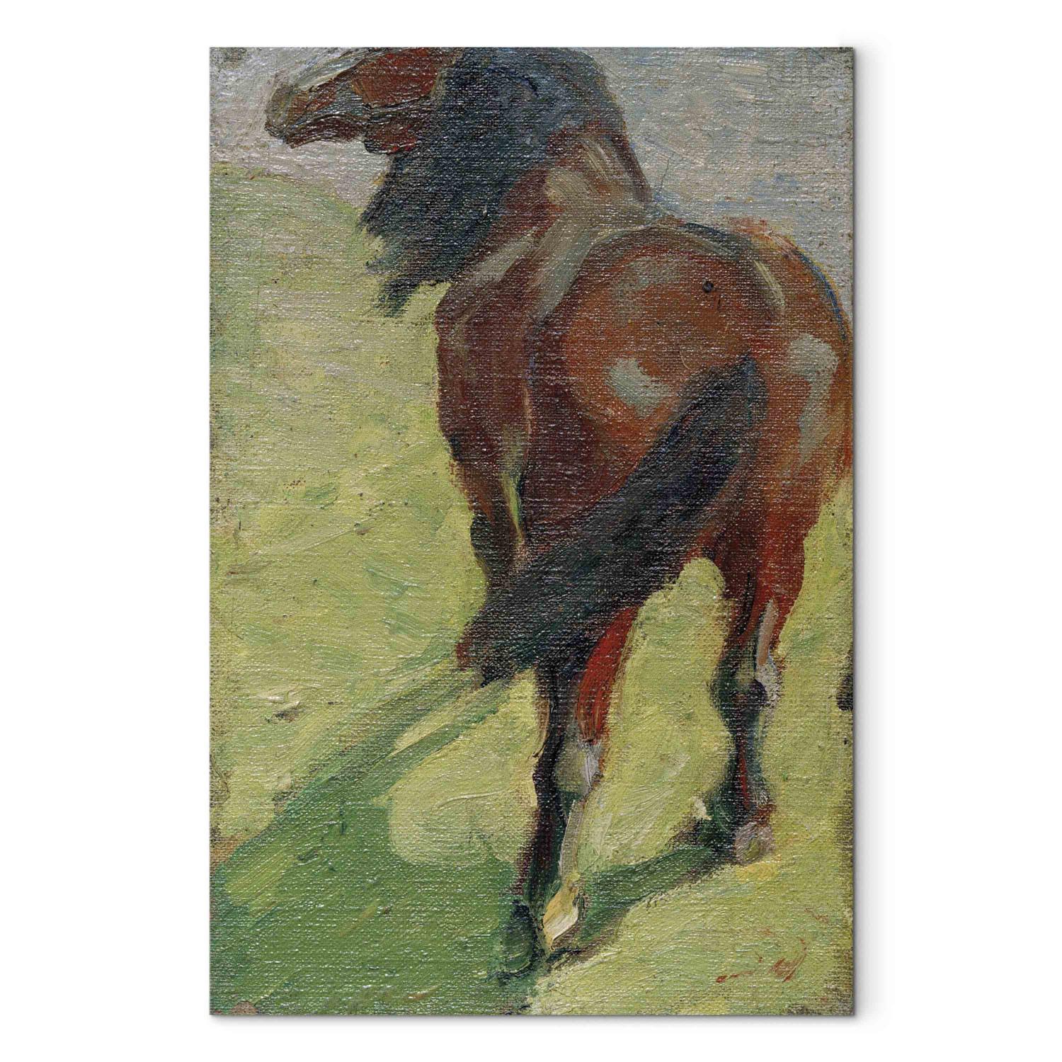 Réplica de pintura Studie eines Pferdes